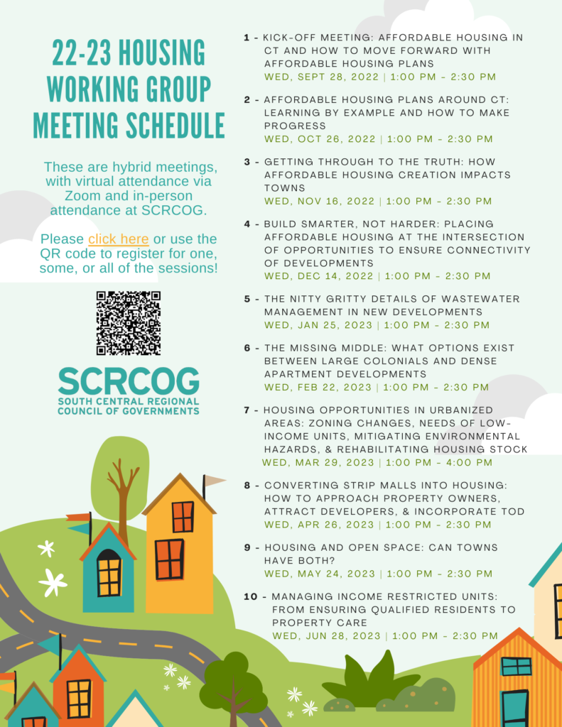 Housing Working Group Meetings – South Central Regional Council of