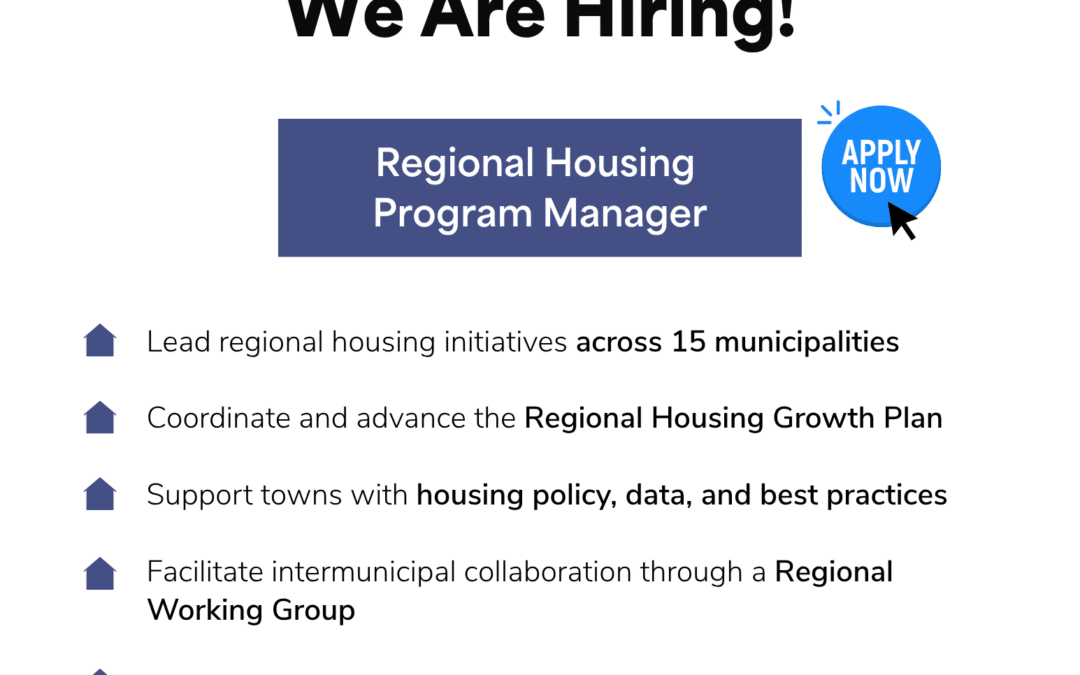 Job Opening: Regional Housing Program Manager